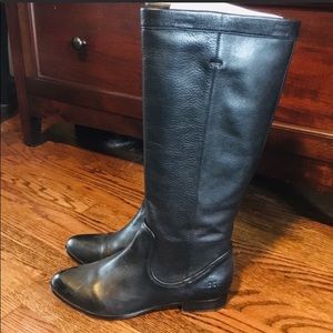 Frye Cara Boots, Black